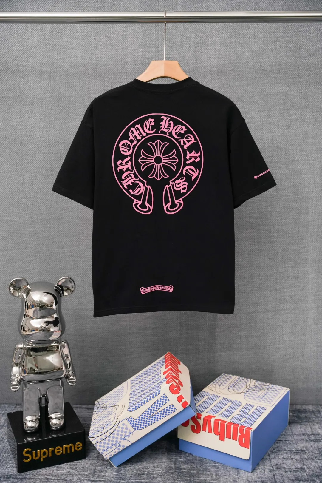 Back CH Pink Horseshoe Pocket T-Shirt