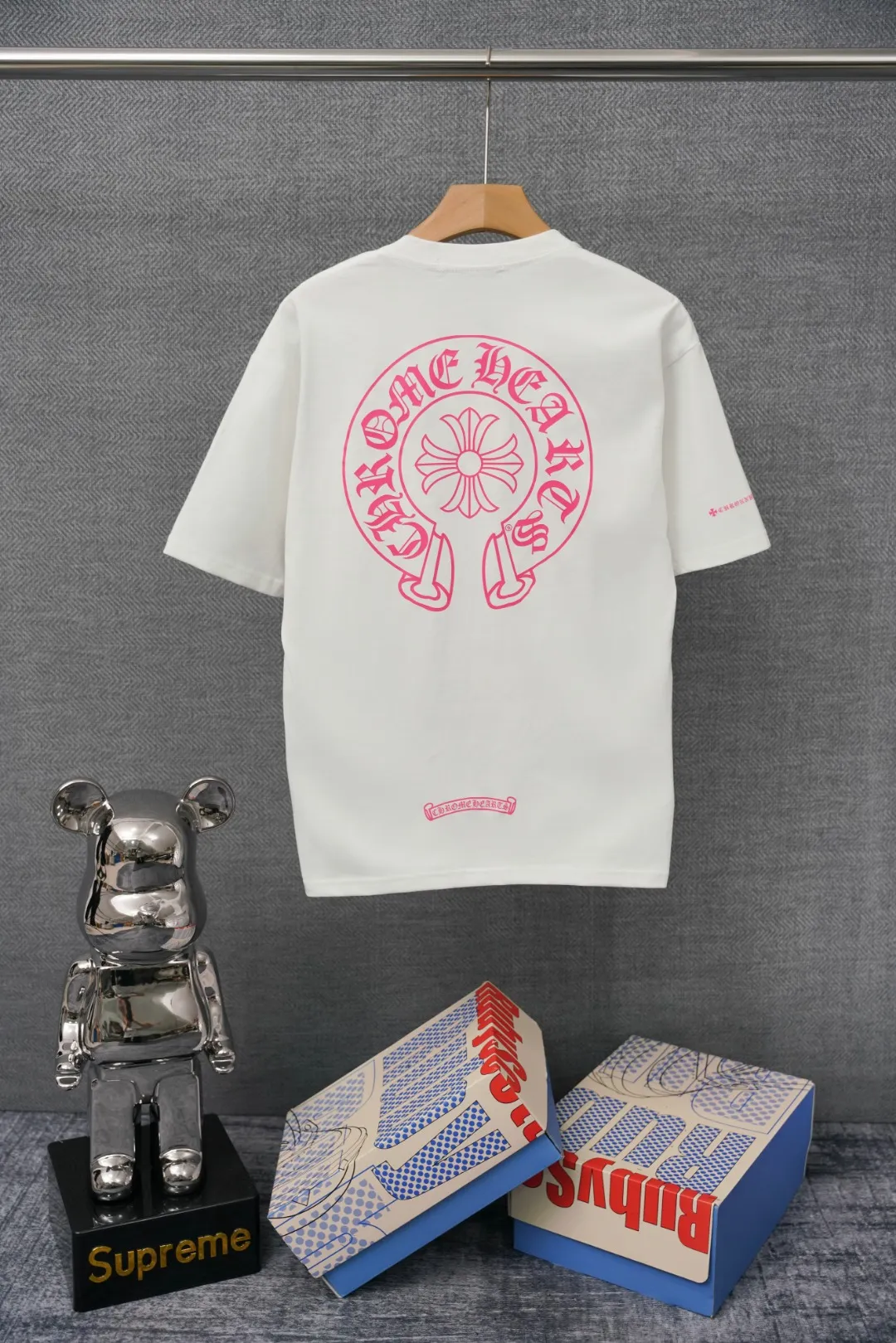 Back CH Pink Horseshoe Pocket T-Shirt