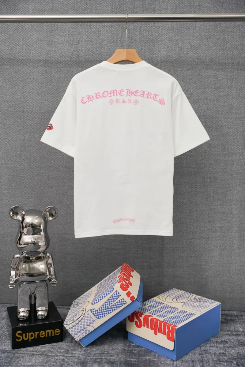 Back CH Pink Logo USA Pocket T-Shirt