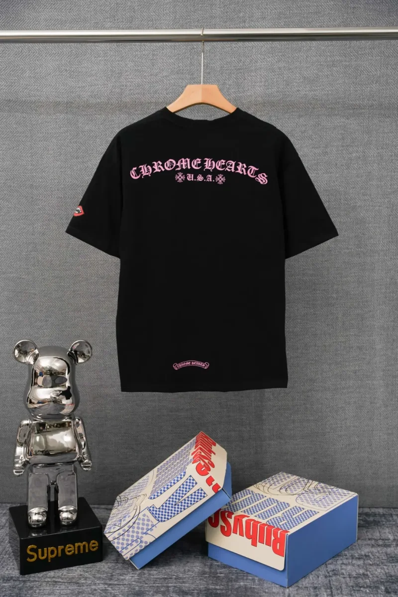 Back CH Pink Logo USA Pocket T-Shirt
