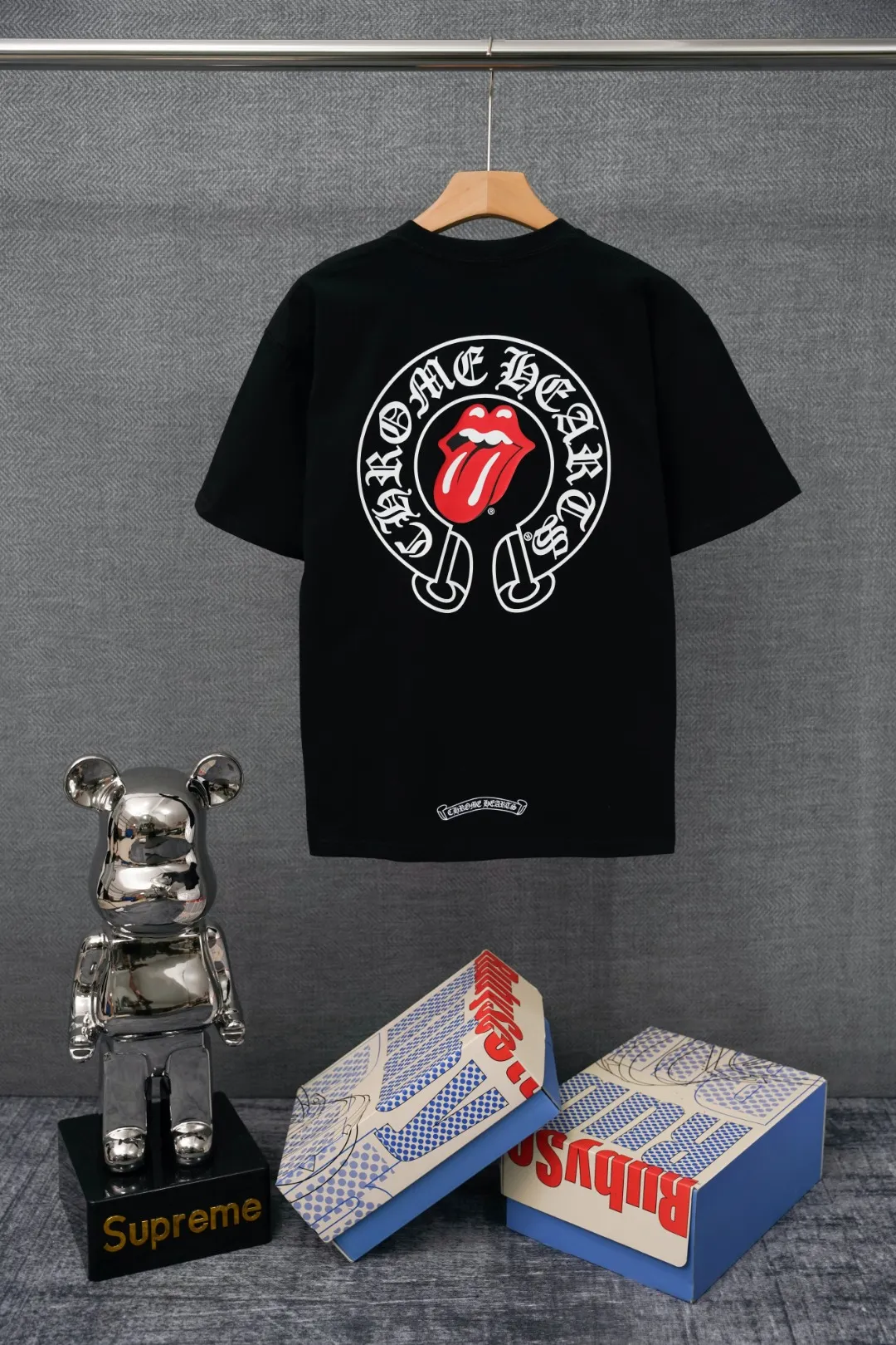 Back CH Red Tongue Logo Pocket T-Shirt