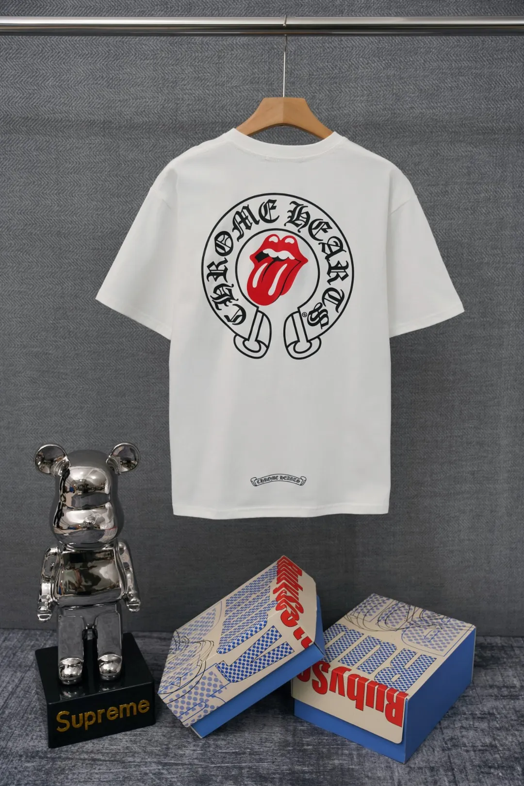 Back CH Red Tongue Logo Pocket T-Shirt