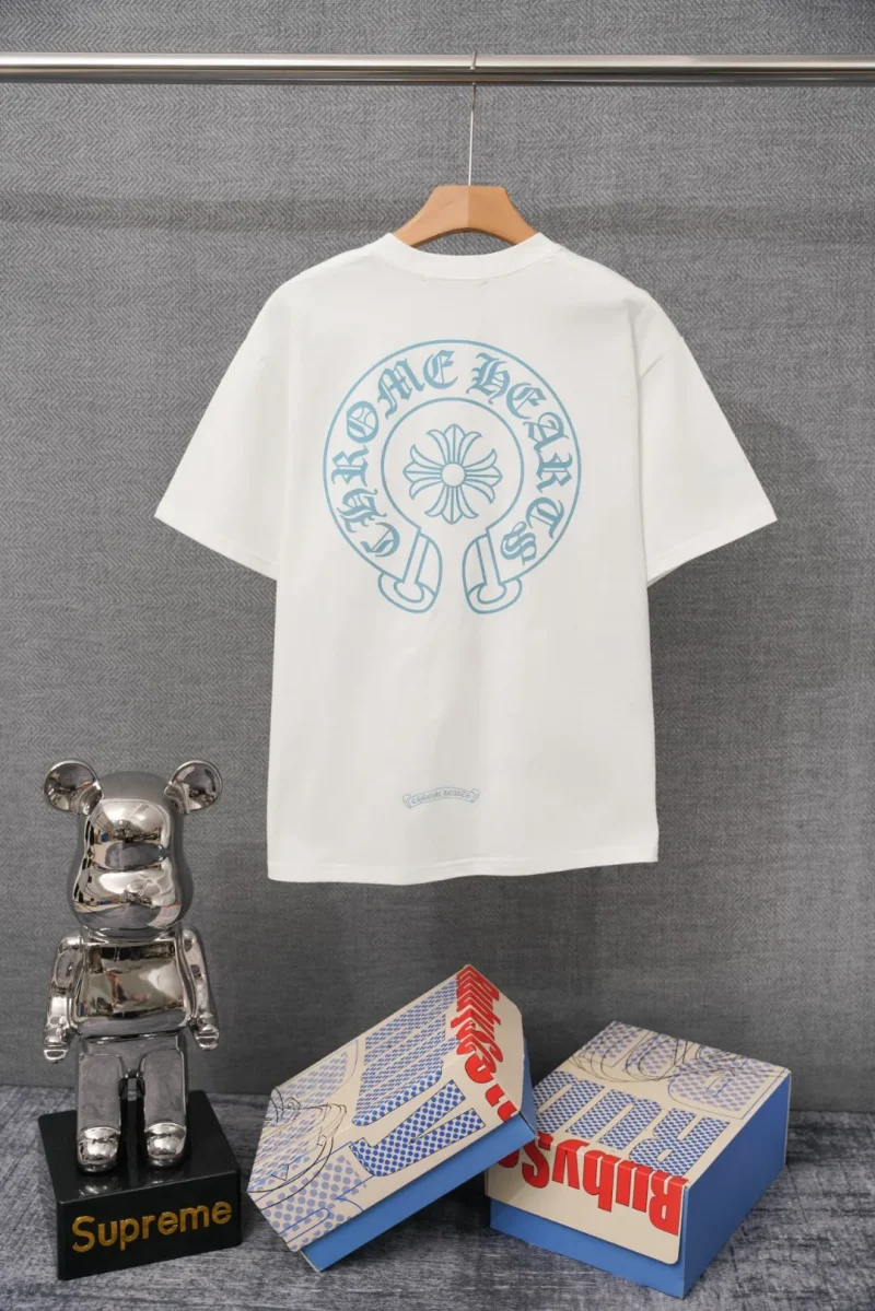 Back CH Sky Blue Horseshoe Logo T-Shirt