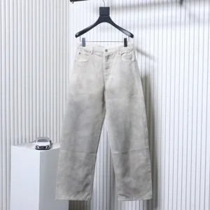 Distressed-Wash-Straight-Leg-Denim-Trouser