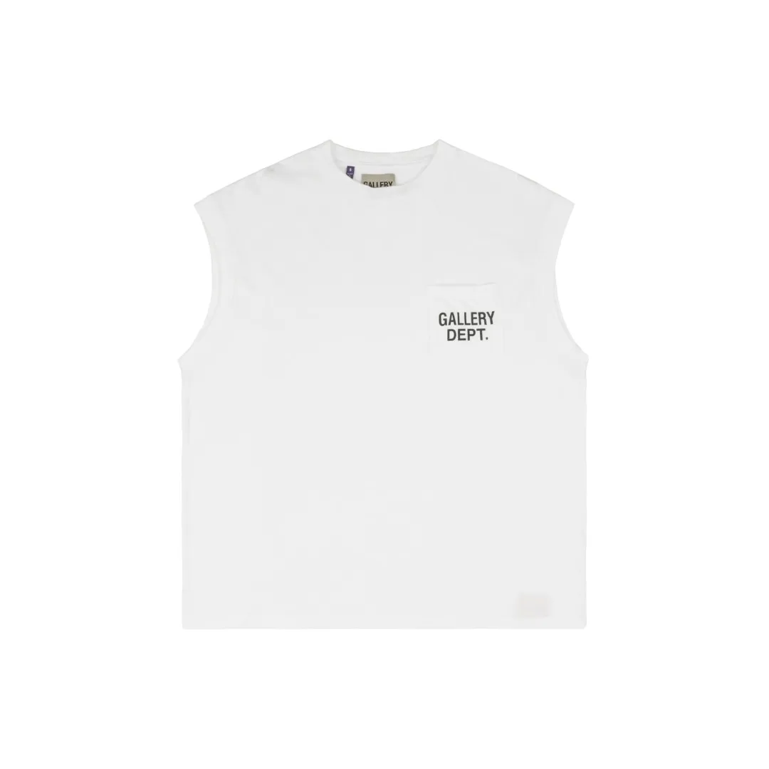 Gallery Dept Pocket Logo Sleeveless Shirt