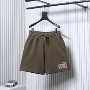 Half Anagram Logo Print Cotton Shorts