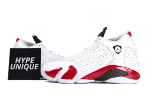 Jordan 14 Retro Rip Hamilton Pair Profile Display with Hypeunique Card