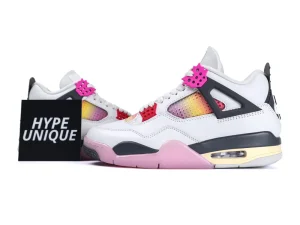 Jordan 4 Retro Comic Side Profile with Hypeunique Card