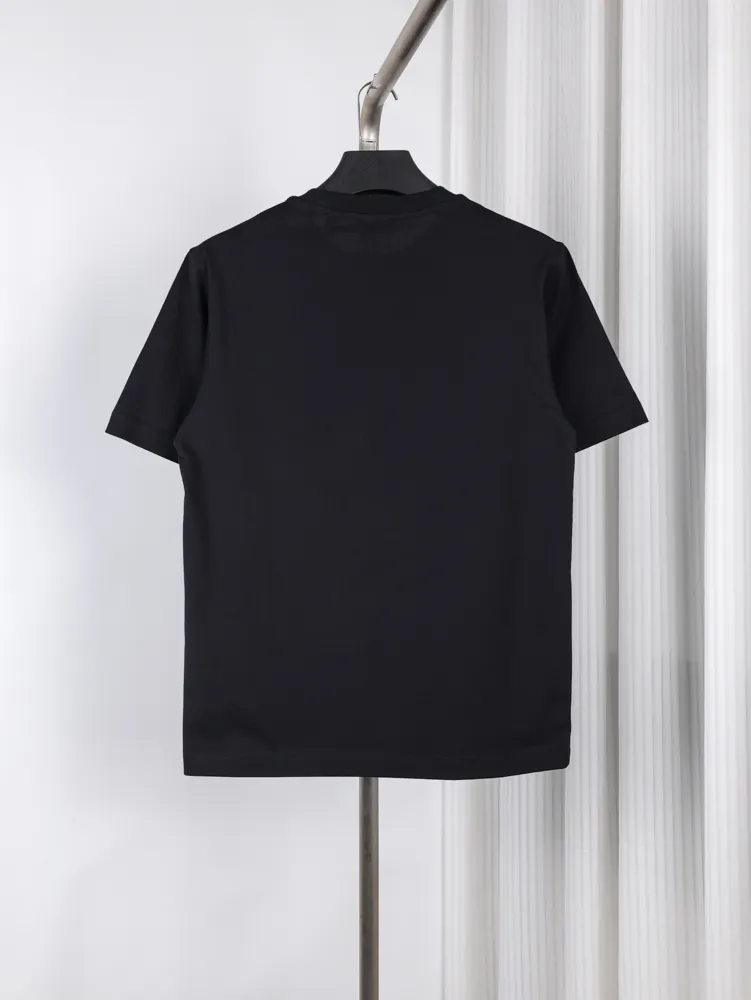 Back Letter Print Short-Sleeve T-Shirt