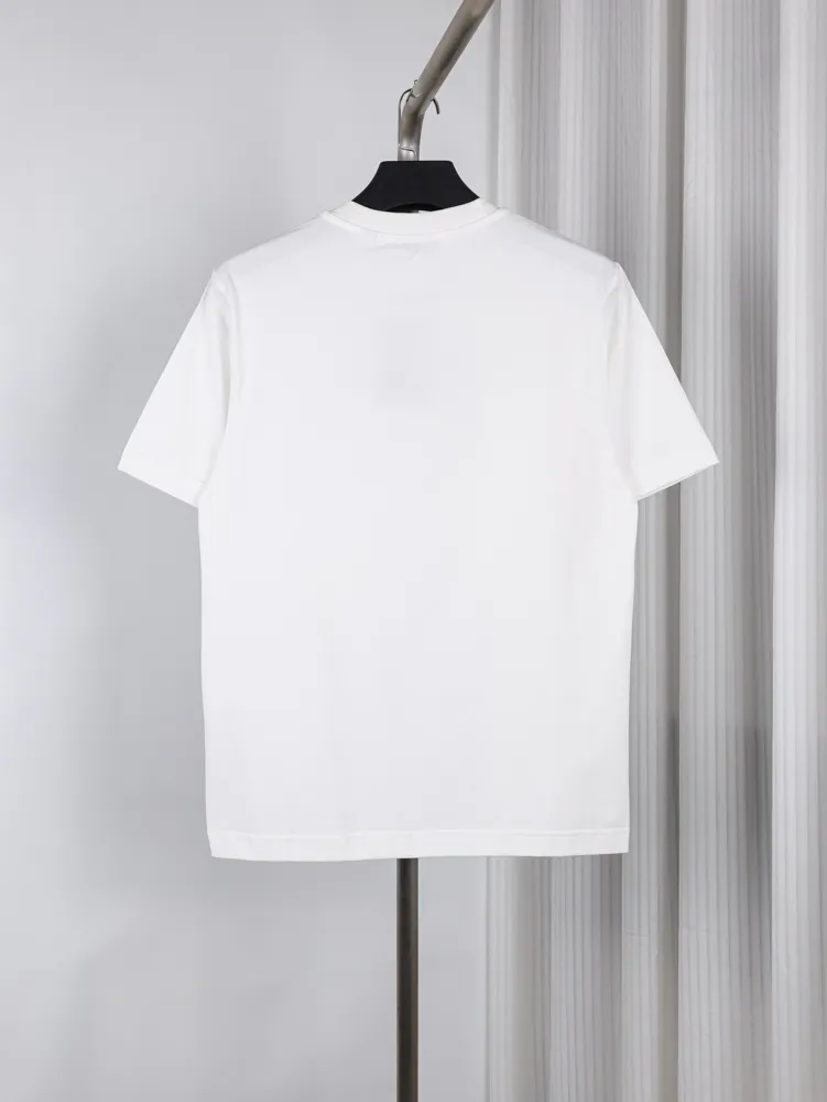 Back Letter Print Short-Sleeve T-Shirt