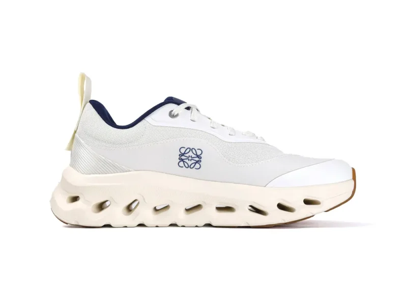 Lo x ON Cloudtilt 2.0 White Navy Right Side View