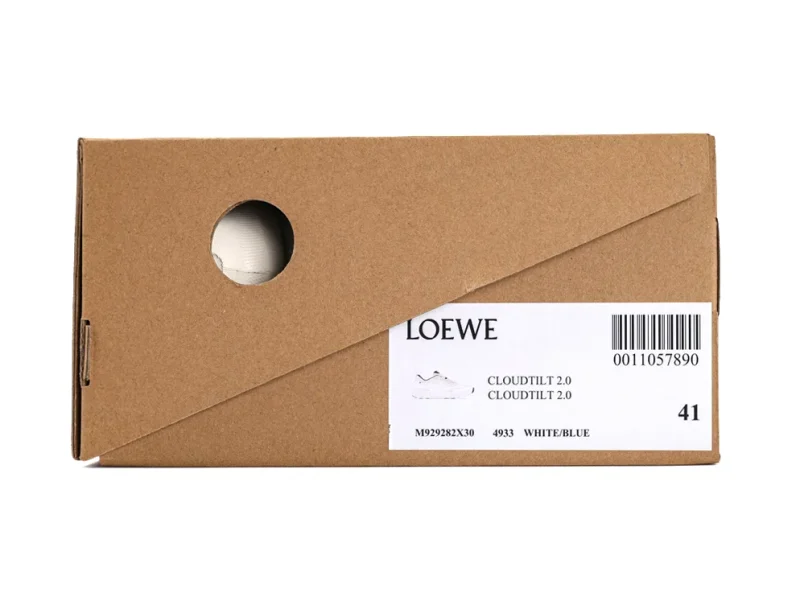 Lo x ON Cloudtilt 2.0 White Navy Shoe Box