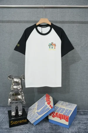 Multicolor Horseshoe Cross Raglan T-Shirt