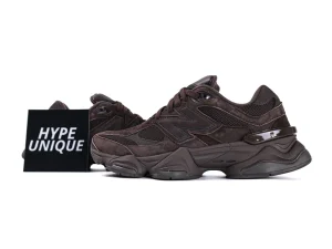 New Balance 9060 Chocolate Side Profile View