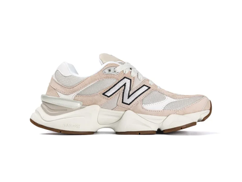 New Balance 9060 Sea Salt Leopard Print Right Side View