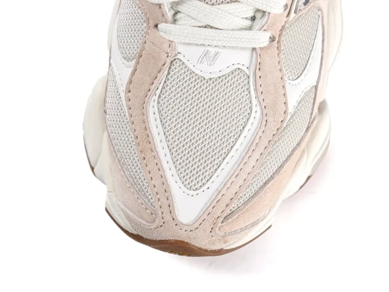 New Balance 9060 Sea Salt Leopard Print Top View