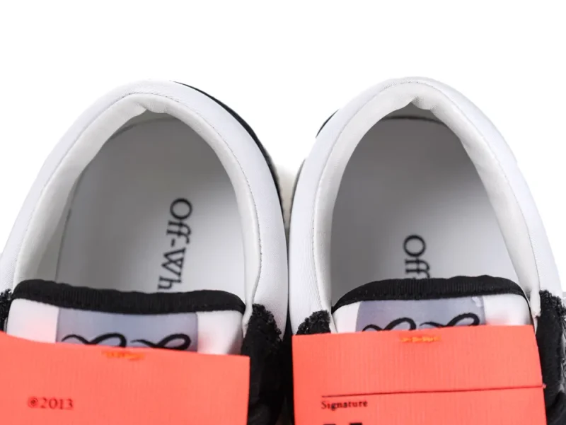 Off-White 3.0 Court Sneakers Black White Mouth Details