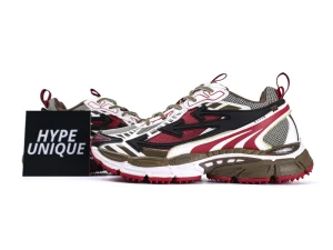 Off-White Be Right Back Sneakers Haute Red Black Side Profile