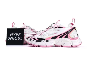 Off-White Be Right Back Sneakers White Soft Pink Side Profile with Hypeunique Card