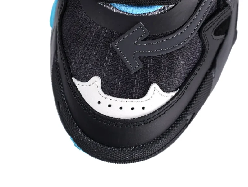 Off-White Odsy 2000 Sneakers Blue Black Top View