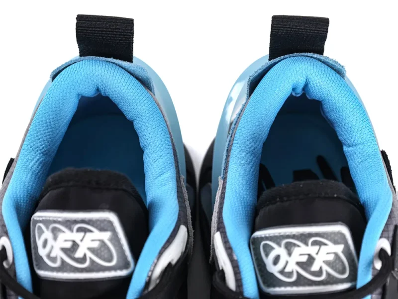 Off-White Odsy 2000 Sneakers Blue Black Tounge Details