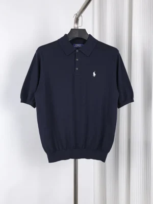 RL Embroidered Knit Polo T-Shirt