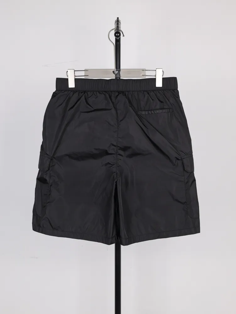 Back RL Pony Embroidered Linen Shorts Color Black