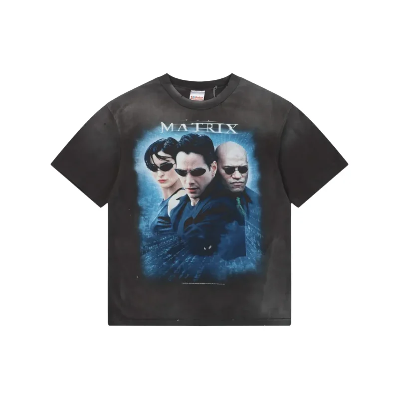 Saint Michael Matrix Vintage Movie Graphic T-Shirt