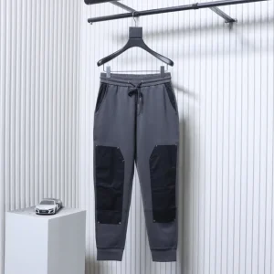 Studded Panel Casual Trousers