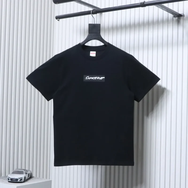 Sup Artistic Letter Print Cotton T-Shirt