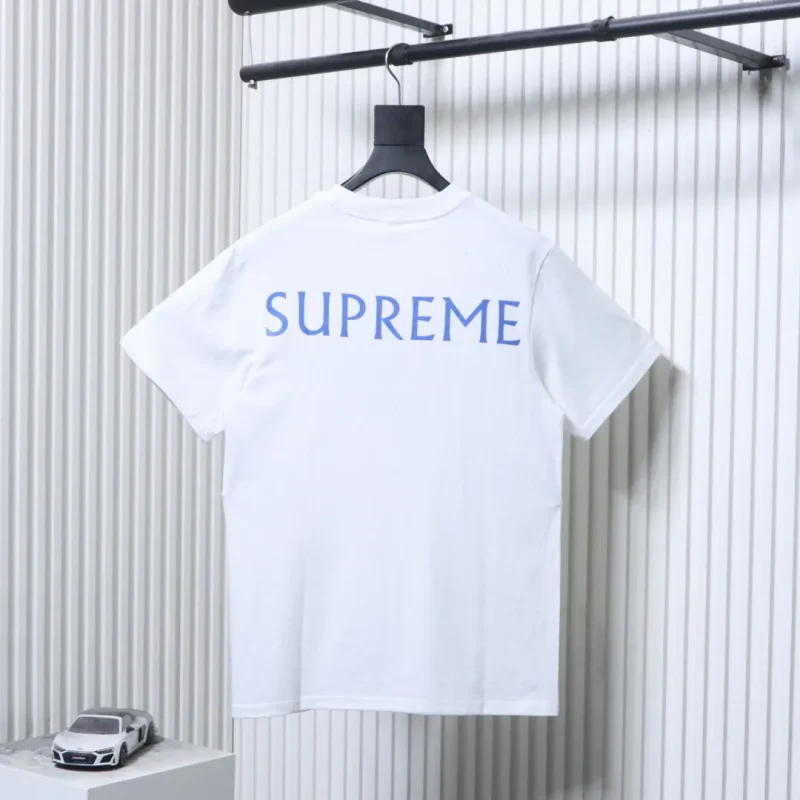 Back Sup Lamb Print Cotton T-Shirt