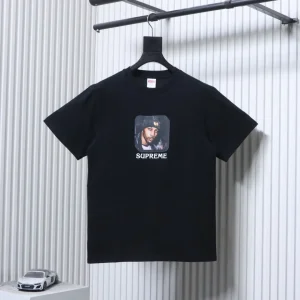 Sup Portrait Print Cotton T-Shirt