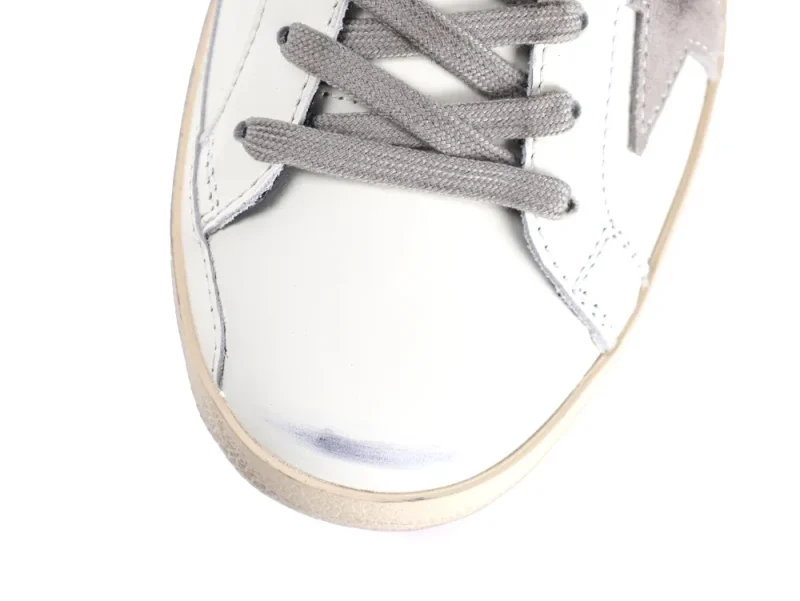 Super Star Sneakers White Ice Night Blue Top View