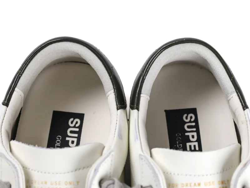 Super Star Sneakers White Red Grey Mouth Detail