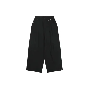 TW Wide Leg Square Buckle Casual Trousers