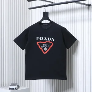 Triangle Crown Logo Short-Sleeve T-Shirt Color Black