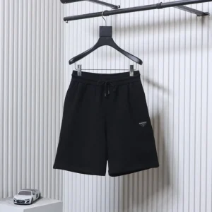 Triangle Logo Cotton Shorts