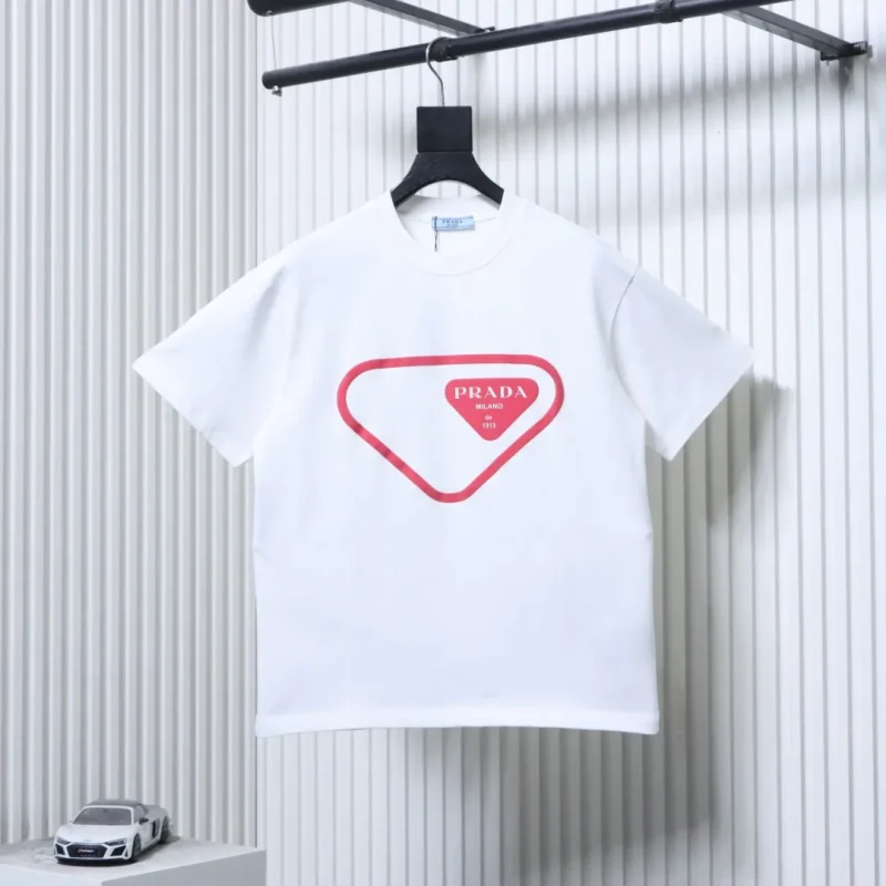 Triangle Logo Print T-Shirt