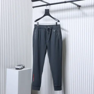 Triangle Logo Red Tape Jogger Pants