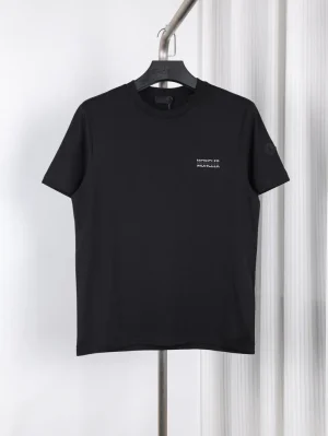 Two-Tone Logo Print Cotton T-Shirt