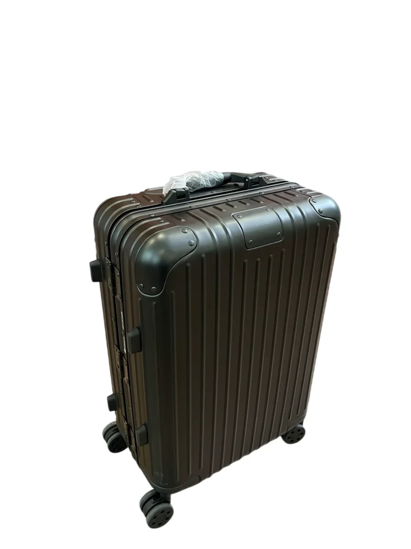 925 Black Warrior Cabin Carry-On Aluminum Suitcase Angeled View
