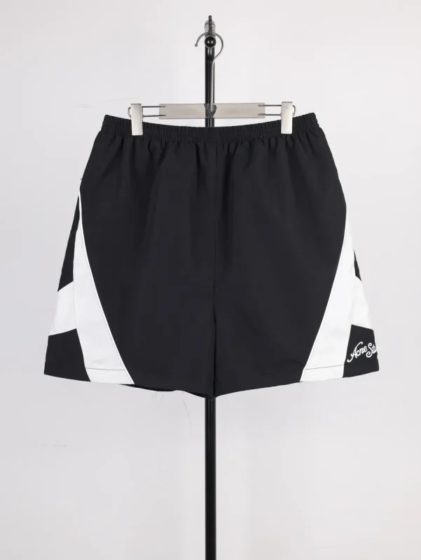 Acne Color-Blocked Woven Shorts