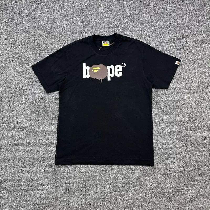 BAPE American Trend Ape Head Chest Print T-Shirt