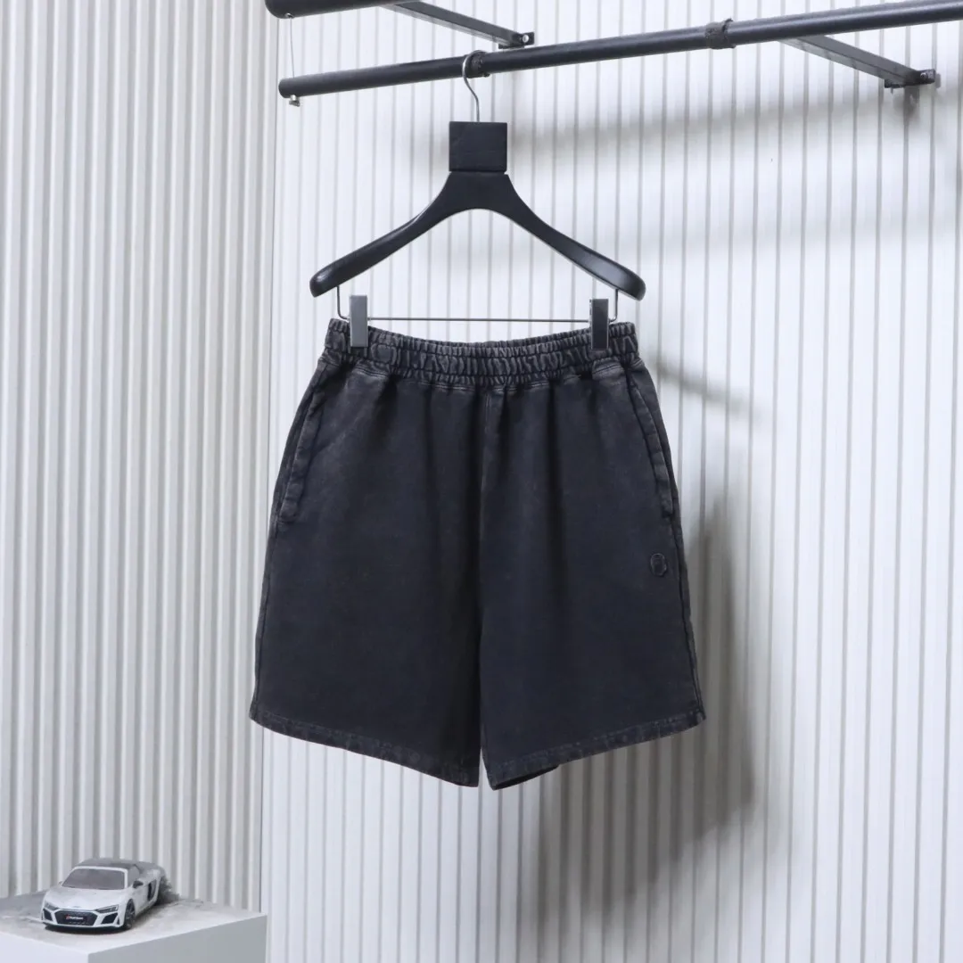 BAPE Ape Head Embroidered Washed Shorts