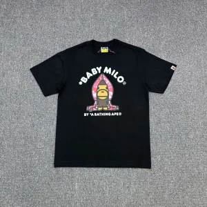 BAPE Cartoon Ape Red Camouflage T-Shirt