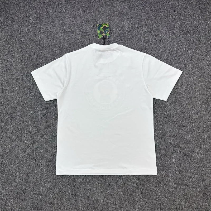 Back BAPE Round Logo Print T-Shirt