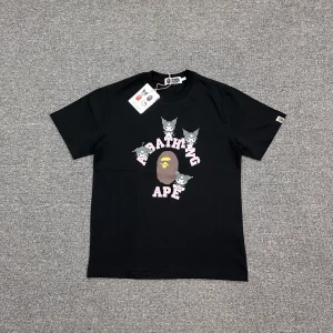 BAPE x Sanrio Kuromi Ape Head Graphic Cotton T-Shirt
