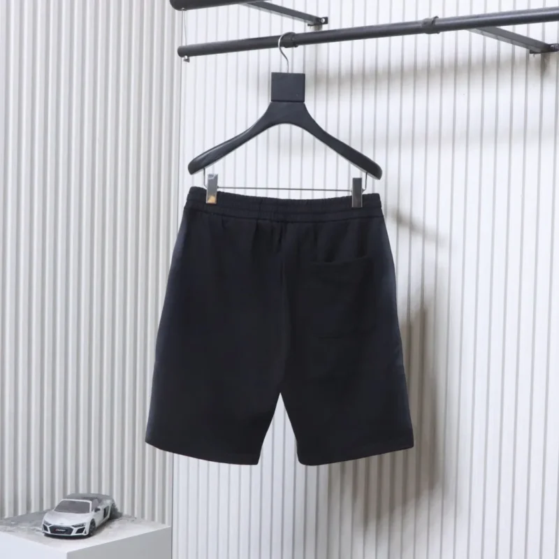 Back BLCG Airbrushed Logo Embroidered Shorts