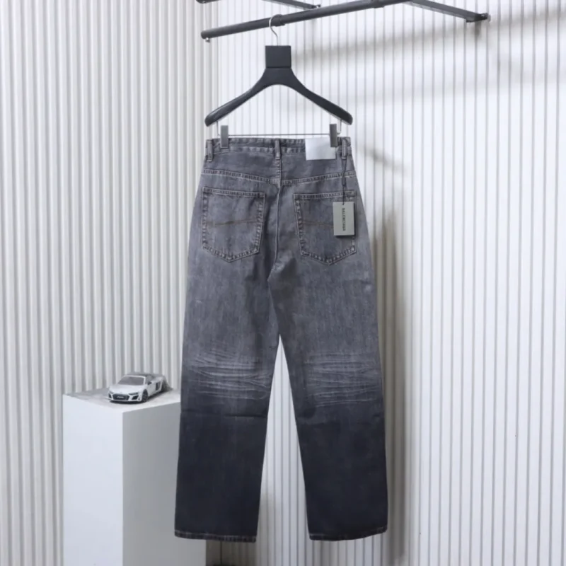 Back BLCG Gothic Logo Wide-Leg Jeans