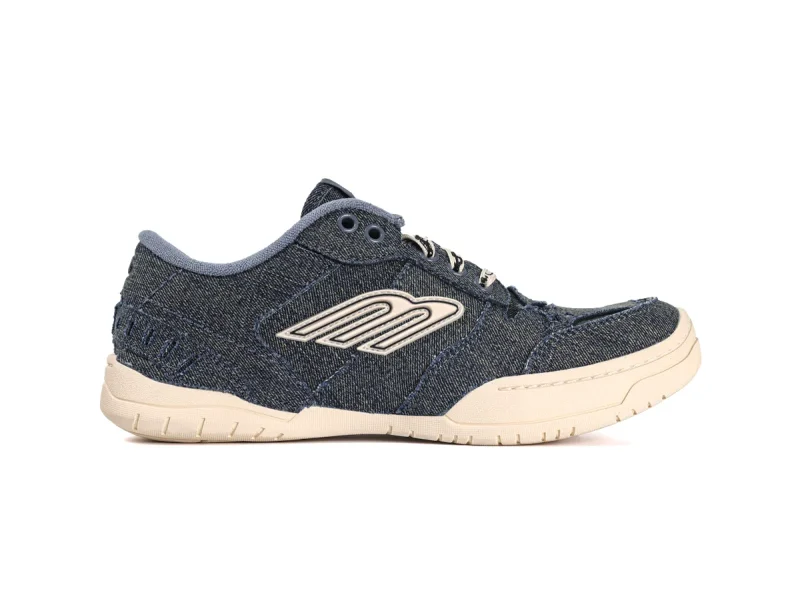 BLCG Hamptons Denim Sneakers Blue Off White Right Side View